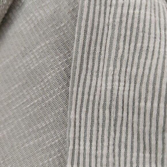 Donni Sandwash Open Cardigan Womens One Size Gray Ribbed Long Sleeve Casual - Picture 8 of 11